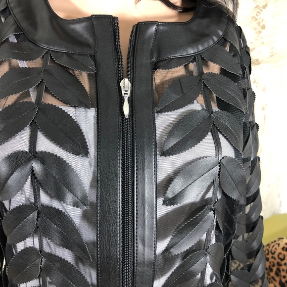 COPY - Rare Luxury Leaf Jacket NWOT - Picture 5 of 8